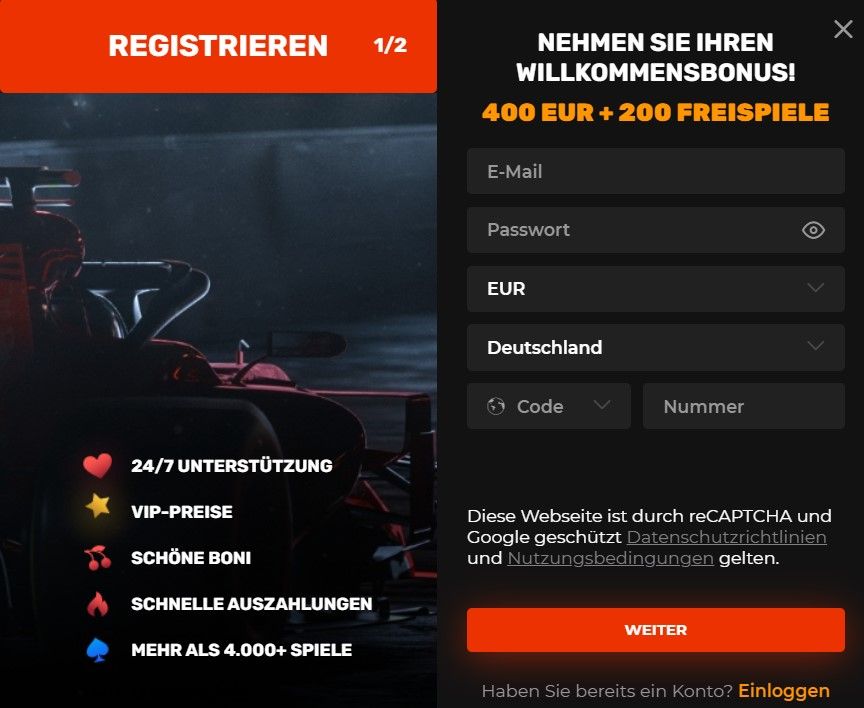 N1 casino registrieren